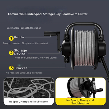 Geno mașină de spălat autoturisme pentru uz casnic, 220V, 1100W, motor cu inducție, capacitate 33L+, furtun 11–20 m