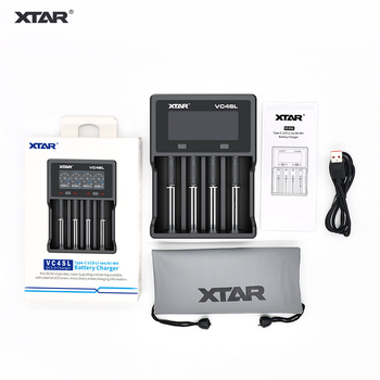 XTAR VC4SL 4-pozicijski punjač litijevih baterija za 18650/26650, ulaz QC3.0, VC serija, CE/FCC/ROHS certificirano