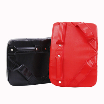 Taekwondo cilj za stopalo s zakrivljenim bočnim udarcem i ciljem za prsa za sparing, s ručnim zahvatom, model WSR-6018, PVC+EVA, 400 g, Marka Wusage/Sage