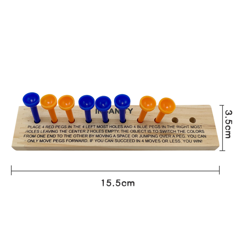 Drvena dječja logička igra: Luban lock, puzzle, mini golf i tradicionalna šahovska igra (materijal: drvo; dobna skupina: 7-14 godina; tip: šahovska igra; značajka: puzzle)