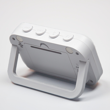 Ceas de birou LED cu timer, corp magnetic dreptunghiular – afișaj digital, cronograf, mișcare electronică, carcasă ABS, alimentare cu baterie