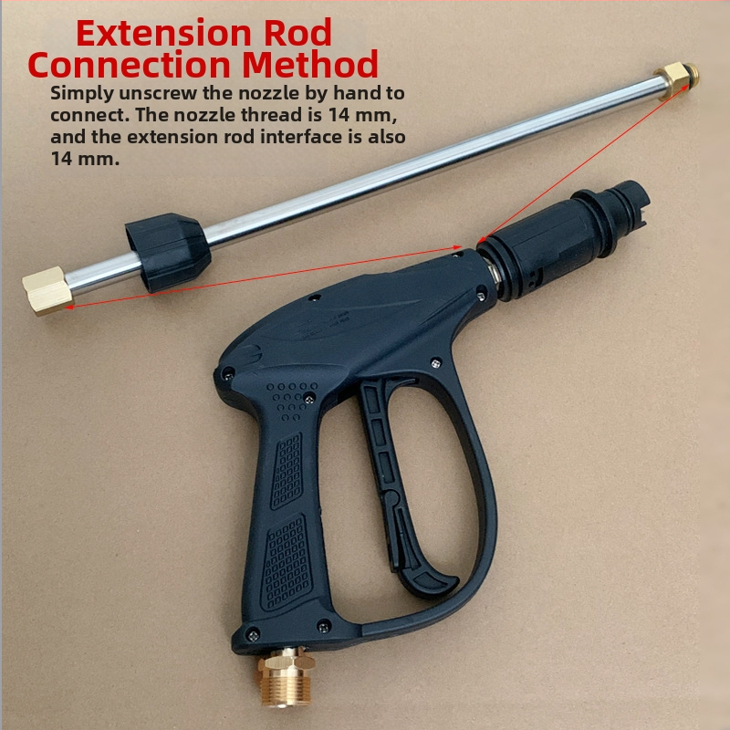 Vysokotlakový postrekovač s predĺženou tyčou, typ 380/55/58, technické plasty