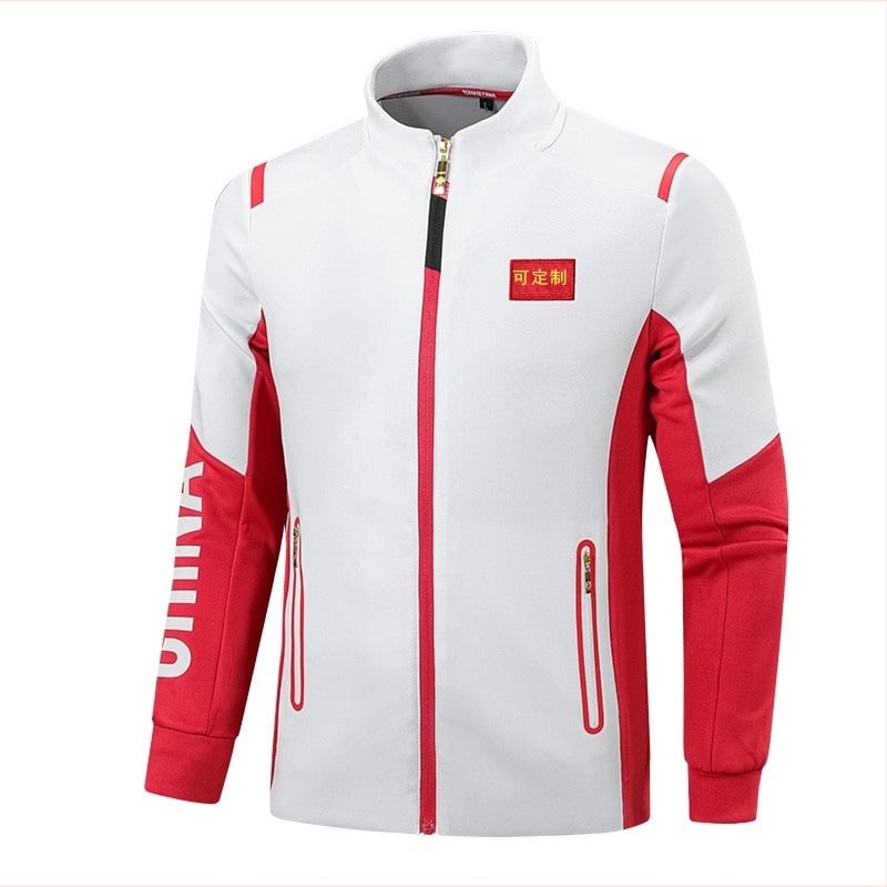 Palto de antrenament, stil mișcare, unisex, primăvară, țesătură Milk Silk (95% poliester, 5% spandex)