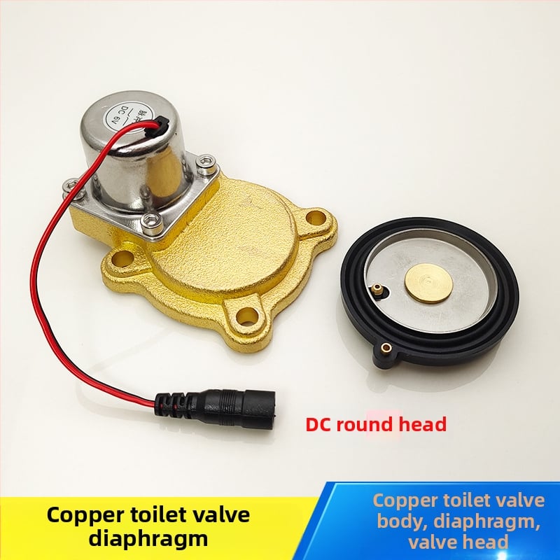 Αισθητήρας ξεπλύματος τουαλέτας – ηλεκτρομαγνητική βαλβίδα, διαφράγμα και ελαστικό φλάντζα για τουαλέτες τύπου squat