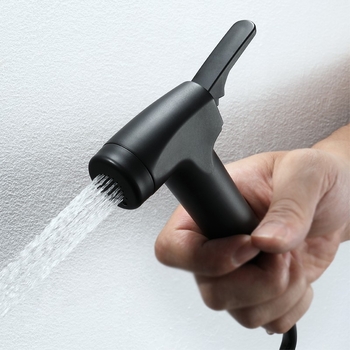 Set tuš-pistolj za bidet s pojačalom za WC — ABS, bez izlaza vode pod pritiskom, višestruka namjena: čišćenje poda, WC-a i balkona