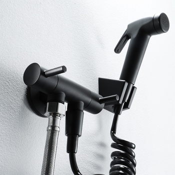 Set tuš-pistolj za bidet s pojačalom za WC — ABS, bez izlaza vode pod pritiskom, višestruka namjena: čišćenje poda, WC-a i balkona