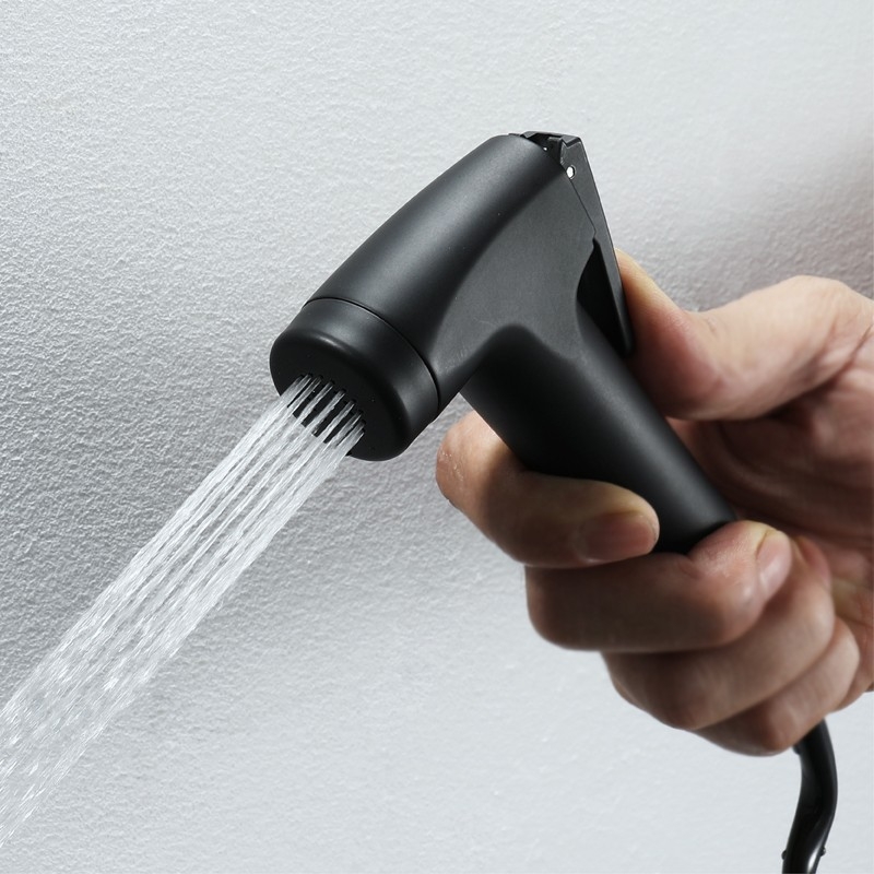 Set tuš-pistolj za bidet s pojačalom za WC — ABS, bez izlaza vode pod pritiskom, višestruka namjena: čišćenje poda, WC-a i balkona