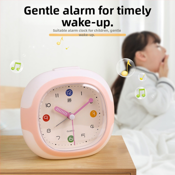 Ρολόι αφύπνισης μαθητών – ήσυχο, απλό, με αναλογική οθόνη, τροφοδοτούμενο με μπαταρία τύπου ξηρή, πλαστικό περίβλημα