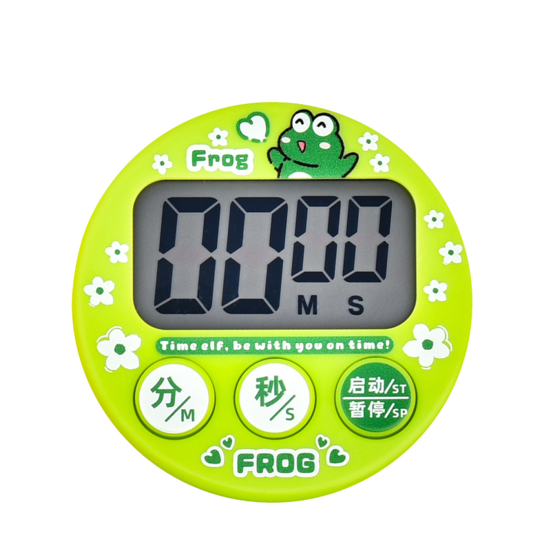 Riri okrugli elektronički tajmer s LCD zaslonom i alarmom