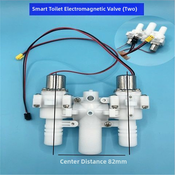 Domáce inteligentné WC s integrovaným systémom splachovania, impulzný ventil a solenoidný ventil — Značka Hcjw/Hengmijia