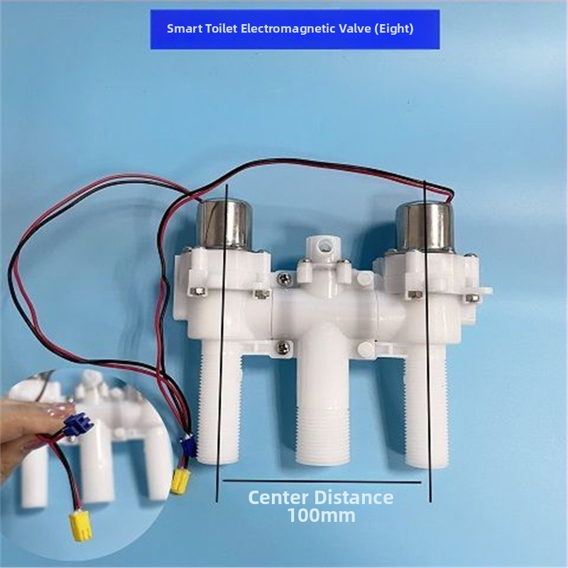 Domáce inteligentné WC s integrovaným systémom splachovania, impulzný ventil a solenoidný ventil — Značka Hcjw/Hengmijia