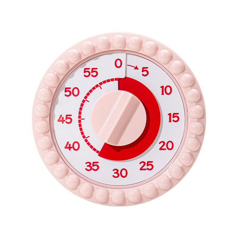 Kuhinjski timer – elektronički pogon, brojčani zaslon, plastično kućište, baterijsko napajanje, okrugli oblik