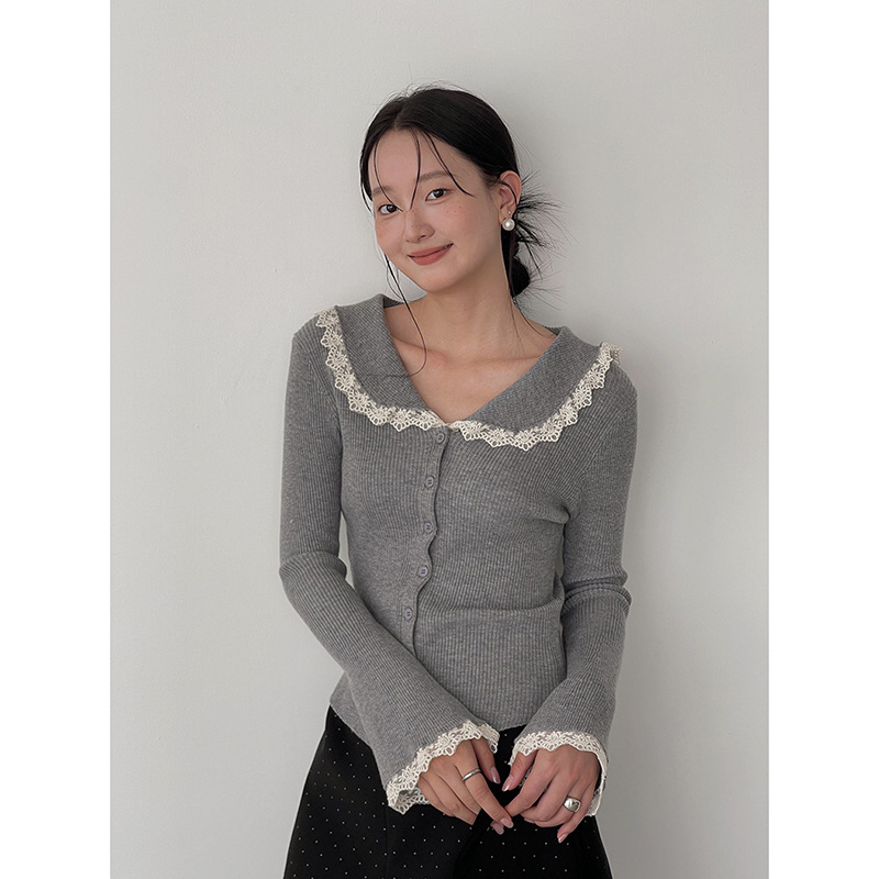 Ζακέτα με patchwork πλέξη και αστικό τοπίο, μακριά μανίκια, 80–90% κύριο υλικό (σπαντέξ + βισκόζη), Άνοιξη 2025