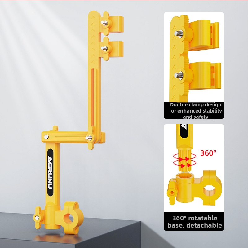Držiak na slnečník pre elektrické vozidlá — vysúvateľný, skladací a stabilný dizajn; vhodný pre rúrky s vnútorným priemerom 2.5 cm; kompatibilný s elektrickými autami, motocyklami, bicyklami a kočíkmi.