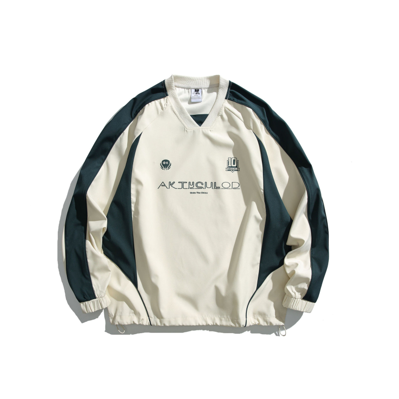 Muška T-shirt s odvlaživanjem vlage, 96% pamuk, dugi rukavi, baseball ovratnik, labavi kroj (96% pamuk; odvlaživanjem vlage; dugi rukavi; baseball ovratnik; labavi kroj)