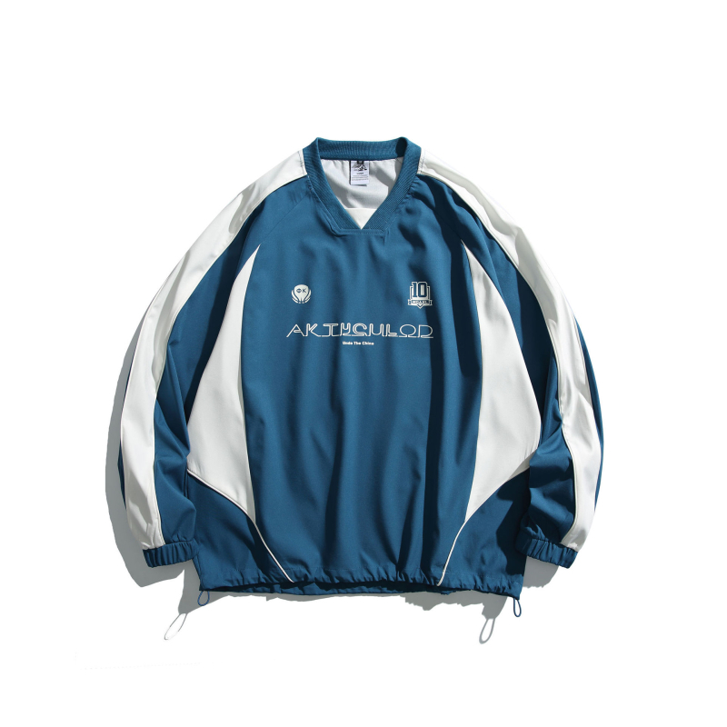 Muška T-shirt s odvlaživanjem vlage, 96% pamuk, dugi rukavi, baseball ovratnik, labavi kroj (96% pamuk; odvlaživanjem vlage; dugi rukavi; baseball ovratnik; labavi kroj)