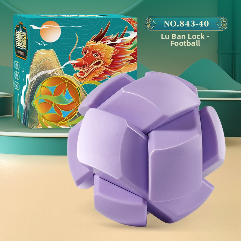 Kongming Lock/Luban Lock - plastový logický hlavolam pre deti 7–14 rokov, odomykanie, kategória: zámok-puzzle, prispôsobenie k dispozícii