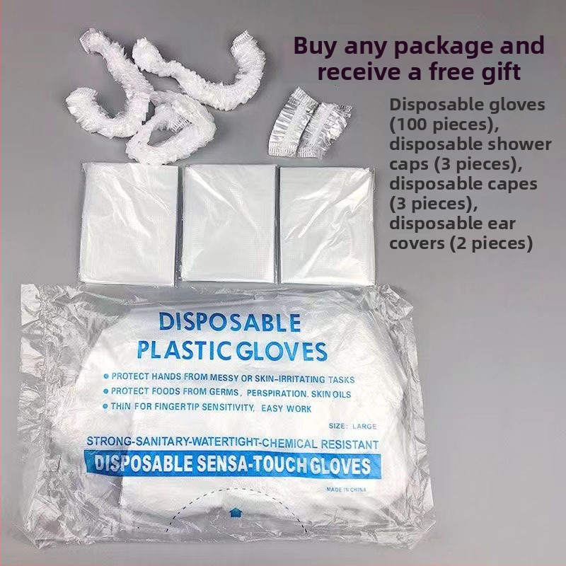 Σετ εργαλείων βαφής μαλλιών για οικιακή χρήση: Δοχείο ανάμειξης για μόνιμη βαφή, ποδιά ώμου μιας χρήσης, μαλακή βούρτσα μαλλιών, προστατευτικά αυτιών, βούρτσα βαφής