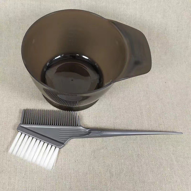 Σετ εργαλείων βαφής μαλλιών για οικιακή χρήση: Δοχείο ανάμειξης για μόνιμη βαφή, ποδιά ώμου μιας χρήσης, μαλακή βούρτσα μαλλιών, προστατευτικά αυτιών, βούρτσα βαφής