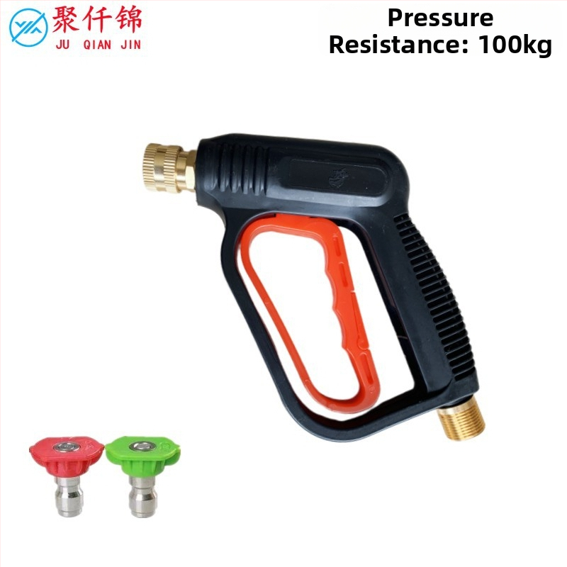 Vysokotlakový pištol na umývanie áut s 1/4-inch rýchloupínacím konektorom, model 511, telo z technických plastov, hmotnosť 220 g, Juqian Jin
