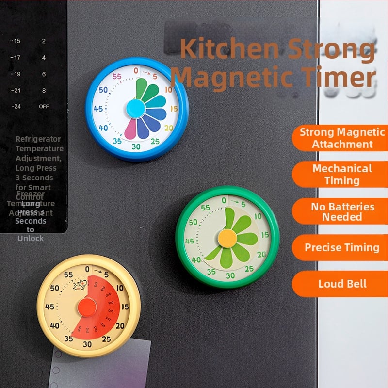 Παιδικός μηχανικός χρονοδιακόπτης με ψηφιακή οθόνη, περίβλημα από κράμα αλουμινίου, χρονογράφος, χειροκίνητη λειτουργία