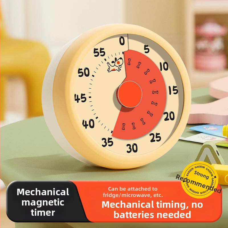 Παιδικός μηχανικός χρονοδιακόπτης με ψηφιακή οθόνη, περίβλημα από κράμα αλουμινίου, χρονογράφος, χειροκίνητη λειτουργία