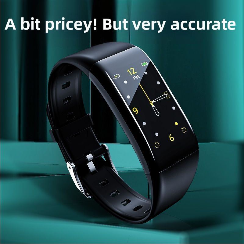 Inteligentné športové hodinky s neinvazívnym viacparametrovým monitorovaním zdravia: kyselina močová, krvný cukor, krvný tlak, krvný kyslík, lipidy a srdcový rytmus; vodotesné pre plávanie, IPS displej, silikónový remienok, výdrž batérie nad 21 dní