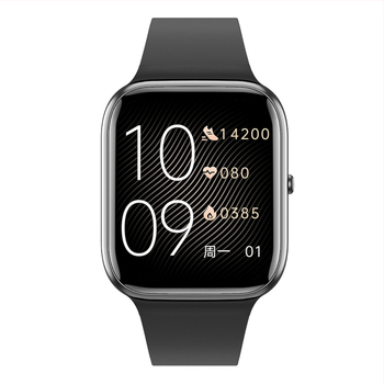 Himacom pametni sat s HD velikim zaslonom, praćenje SpO2, cijelodnevno praćenje sna i glazbene obavijesti za poslovnu upotrebu (Android kompatibilan; trajanje baterije ispod 7 dana; kućište od aluminijske legure; silikonska narukvica; sportski dizajn)