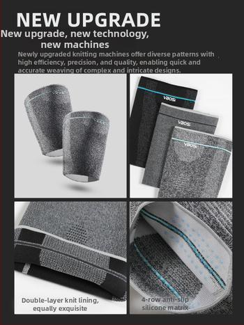 VBOSI Zaštitne listove Leggings za odrasle – najlon, pogodne za trčanje, košarku, dizanje utega, čučnjeve