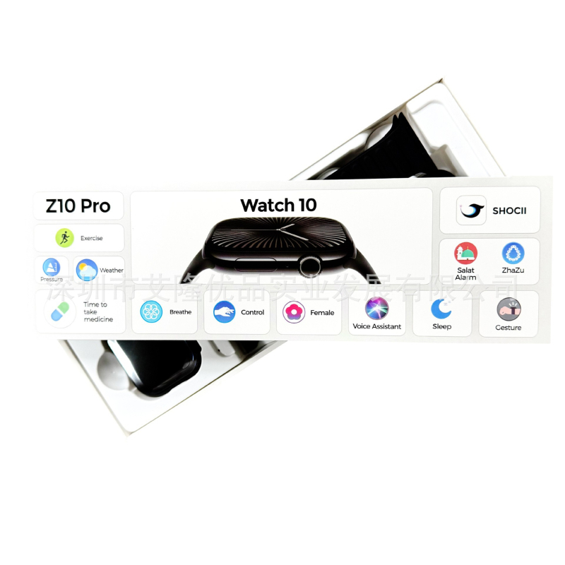 Z10 Pro pametni sat s Bluetooth pozivima, AMOLED zaslonom, praćenjem srčanog ritma, praćenjem sna i zasićenost krvi kisikom