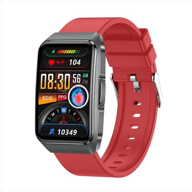 Pametni sat s mjerenjem srčanog ritma, zasićenja kisikom u krvi, krvnog tlaka, praćenja sna i brojača koraka (trajanje baterije 7–14 dana)