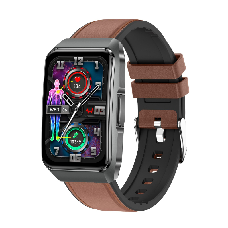 Pametni sat s mjerenjem srčanog ritma, zasićenja kisikom u krvi, krvnog tlaka, praćenja sna i brojača koraka (trajanje baterije 7–14 dana)