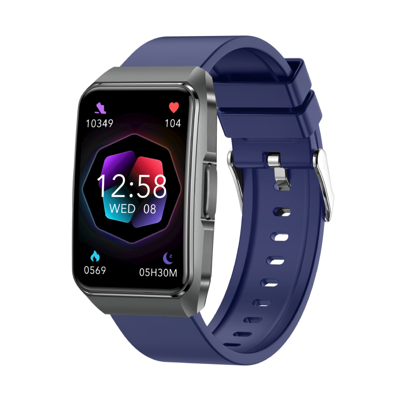 Pametni sat s mjerenjem srčanog ritma, zasićenja kisikom u krvi, krvnog tlaka, praćenja sna i brojača koraka (trajanje baterije 7–14 dana)