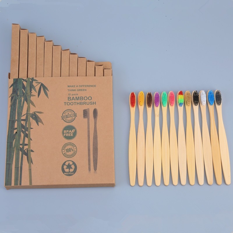Οδοντόβουρτσα μπαμπού για ενήλικες, εκτύπωση λογοτύπου και δυνατότητα προσαρμογής, υλικό: μπαμπού (Υλικό: μπαμπού; Ισχύει για: ενήλικες; Εκτύπωση λογοτύπου; Διαθεσιμότητα προσαρμογής)