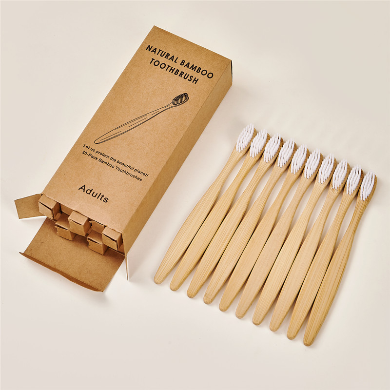 Οδοντόβουρτσα μπαμπού για ενήλικες, εκτύπωση λογοτύπου και δυνατότητα προσαρμογής, υλικό: μπαμπού (Υλικό: μπαμπού; Ισχύει για: ενήλικες; Εκτύπωση λογοτύπου; Διαθεσιμότητα προσαρμογής)