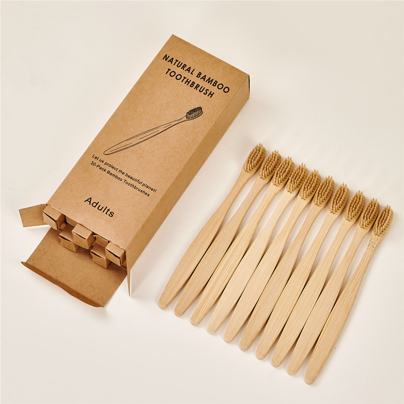 Οδοντόβουρτσα μπαμπού για ενήλικες, εκτύπωση λογοτύπου και δυνατότητα προσαρμογής, υλικό: μπαμπού (Υλικό: μπαμπού; Ισχύει για: ενήλικες; Εκτύπωση λογοτύπου; Διαθεσιμότητα προσαρμογής)