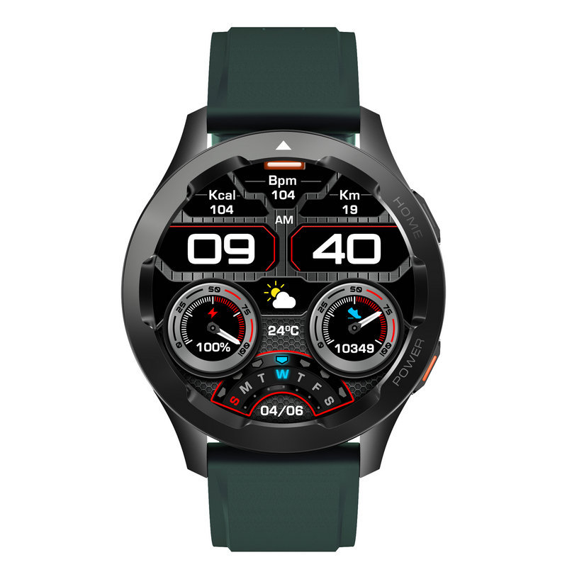 FW05 Vanjski sportski vodootporan računalni sat za ronjenje s kružnim TFT zaslonom, Bluetooth glazba i praćenje zasićenja kisikom u krvi