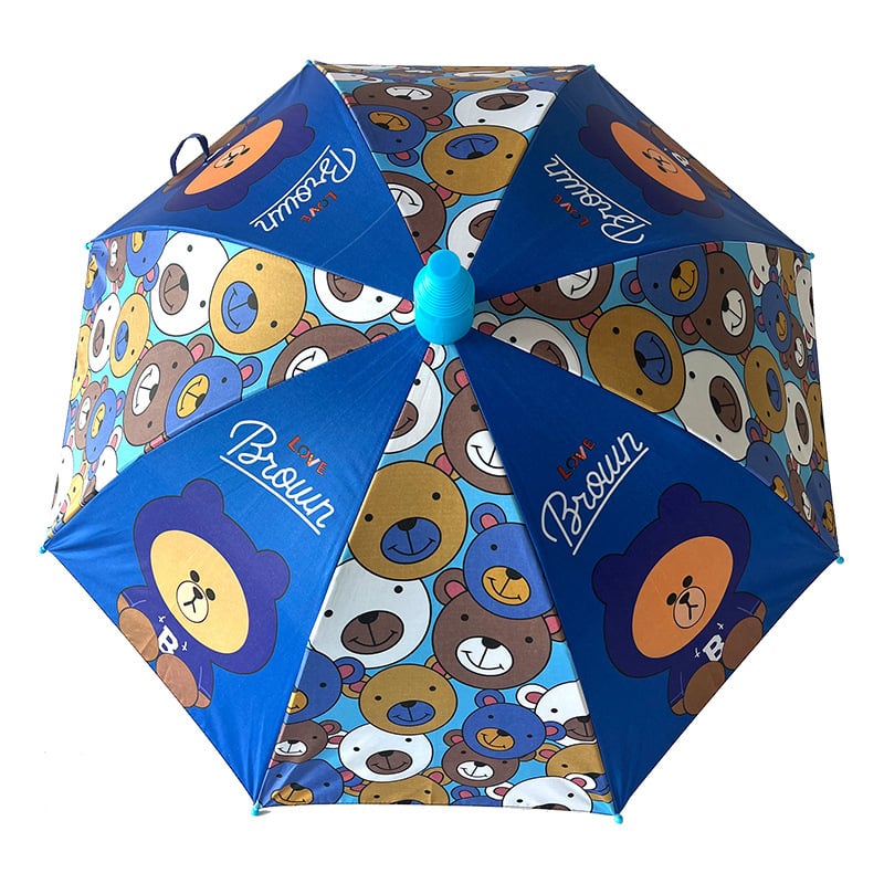 Παιδική ομπρέλα με μακριά λαβή, 8 ακτίνες, μεταλλικός σωλήνας από σίδηρο, ύφασμα από βινύλιο 190T, αυτόματο άνοιγμα, δυνατότητα εκτύπωσης λογοτύπου.