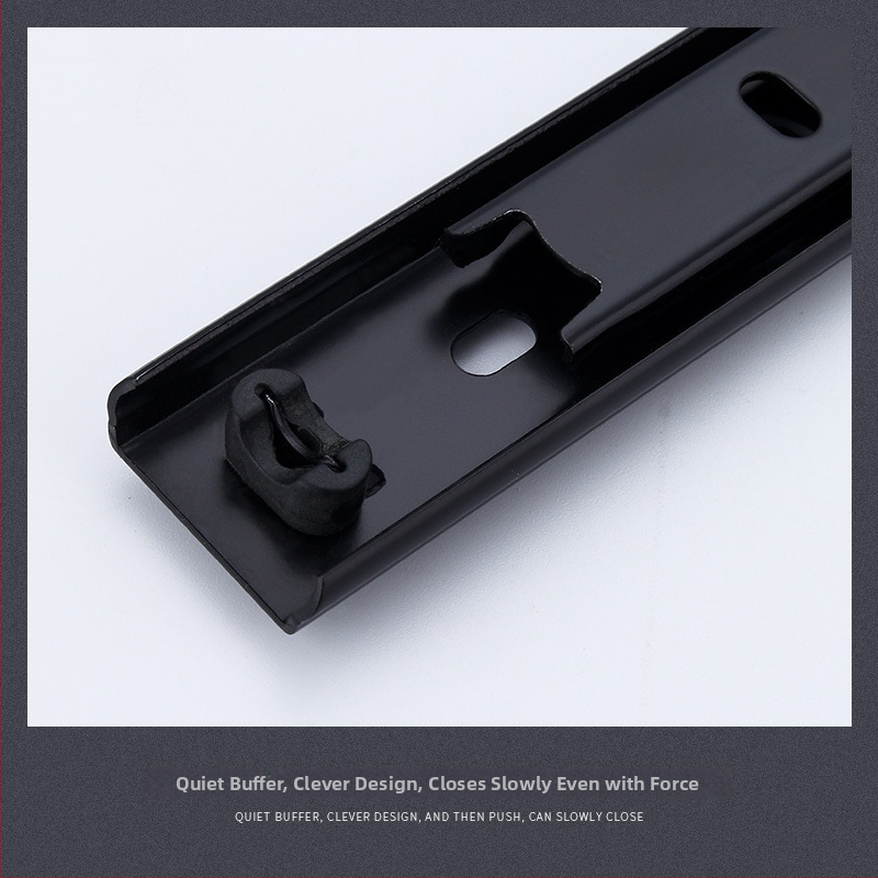 Dvojsegmentová posuvná lišta pre nábytok | oceľ, povrchová úprava elektroforetická, model YF2710, štýl ľahký luxus, prispôsobiteľné spracovanie