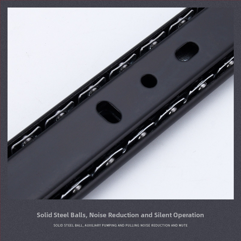 Dvojsegmentová posuvná lišta pre nábytok | oceľ, povrchová úprava elektroforetická, model YF2710, štýl ľahký luxus, prispôsobiteľné spracovanie