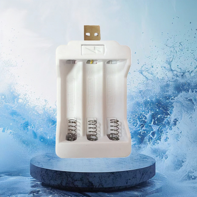 Linxin USB töltő AA/AAA Ni-Cd/Ni-MH akkukhoz, 2/3/4-es slotos, bemenet AC100-240V, kimenet DC 1.2V 0.21A