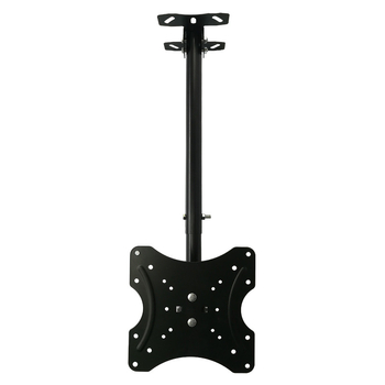 Регулируем таванен държач за телевизор, железна конструкция, подвижна монтажна рамка, товароподемност над 15 кг
