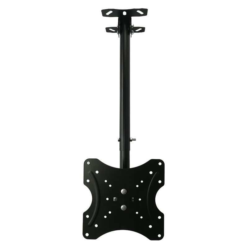 Регулируем таванен държач за телевизор, железна конструкция, подвижна монтажна рамка, товароподемност над 15 кг