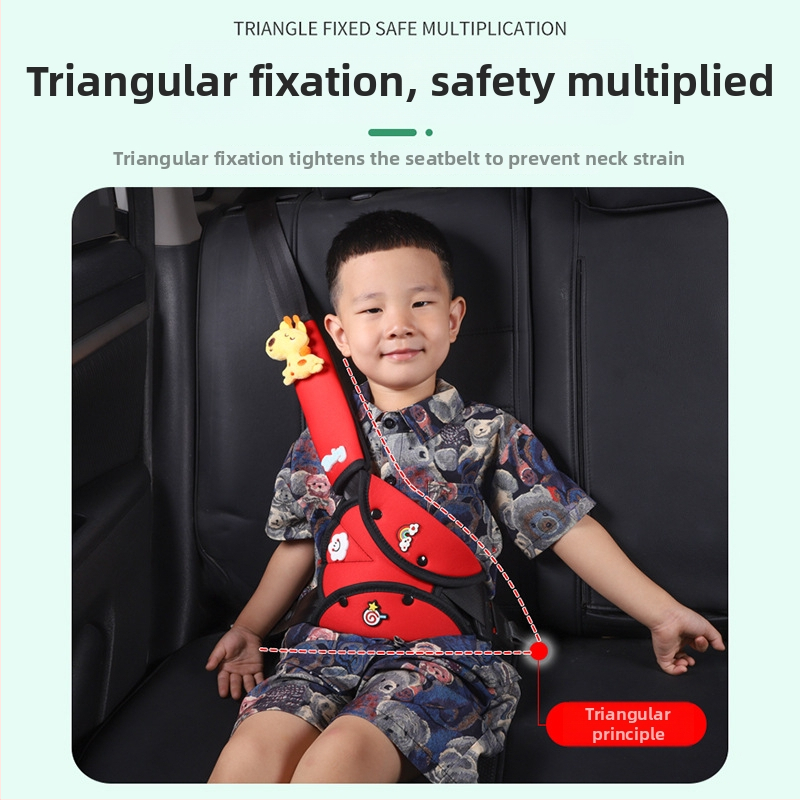 Karikatúrny ochranný kryt ramenného pásu pre deti – Držiak na nastavenie pásu, Pôvod: Hebei, Značka: Other