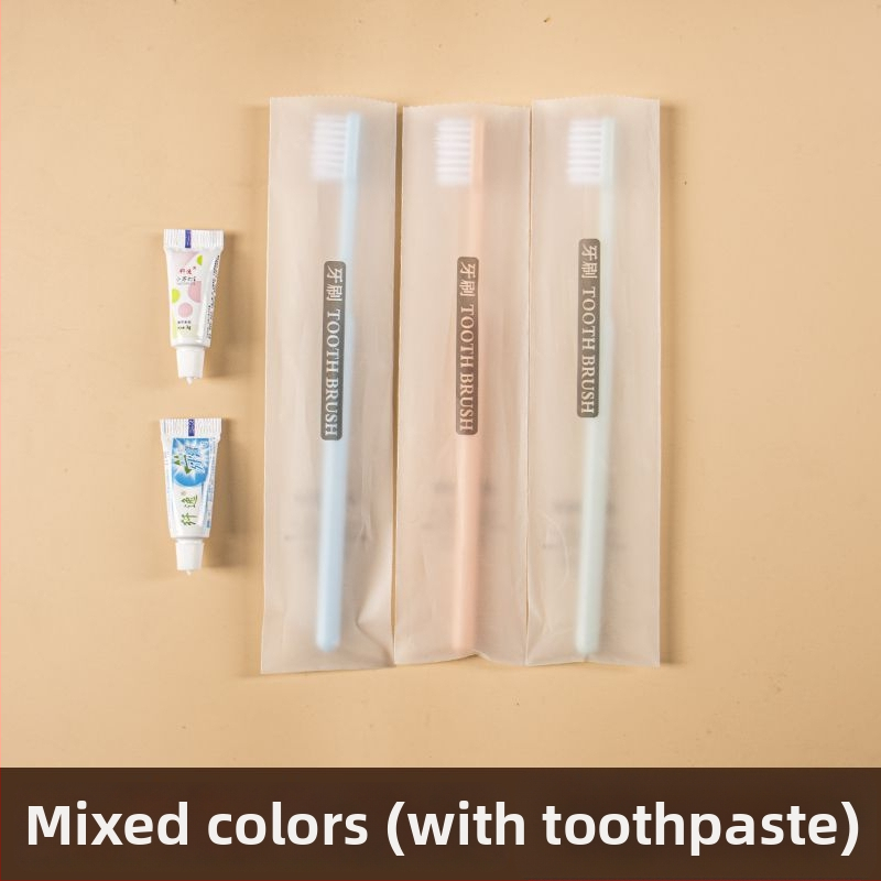 Μίας χρήσης οδοντόβουρτσας σετ για ξενοδοχεία με μαλακές τρίχες; υλικό πλαστικό; μη βιοδιασπώμενο; διάρκεια ζωής 12 μηνών