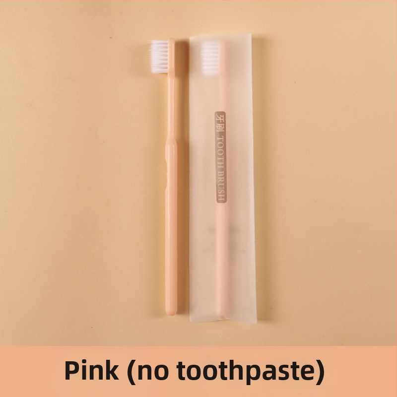 Μίας χρήσης οδοντόβουρτσας σετ για ξενοδοχεία με μαλακές τρίχες; υλικό πλαστικό; μη βιοδιασπώμενο; διάρκεια ζωής 12 μηνών