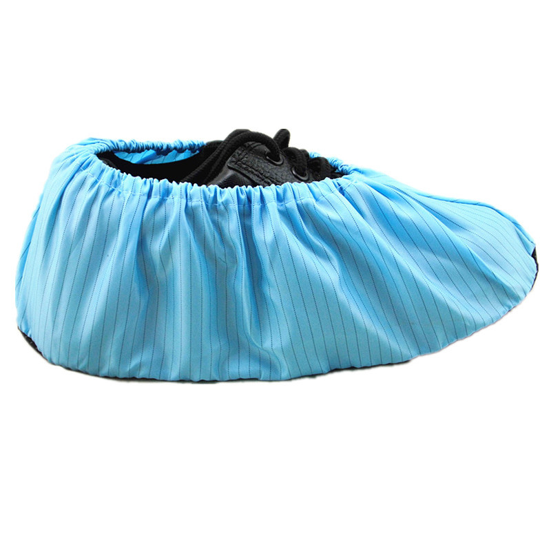 Textil cipővédők logóval hímzéssel, újrahasználhatóak, csúszásmentes, kopásálló és szennyeződés elleni védelem