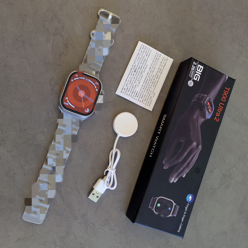 T900Ultra2 pametni sat s mjerenjem otkucaja srca, krvnog tlaka i zasićenja krvi kisikom, praćenje sna i Bluetooth pozivi