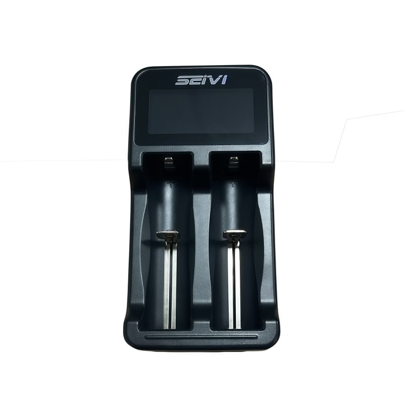 Punjač za 18650 baterije s USB zaslonom, dvostruki izlaz 1000mAh, ulaz 5V 1-2A, automatsko isključivanje