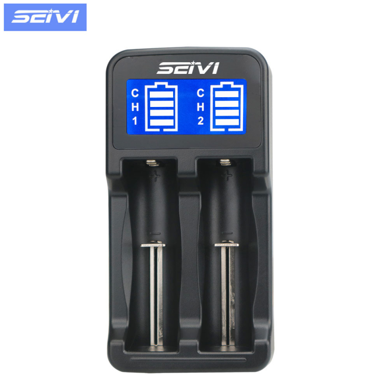 Punjač za 18650 baterije s USB zaslonom, dvostruki izlaz 1000mAh, ulaz 5V 1-2A, automatsko isključivanje